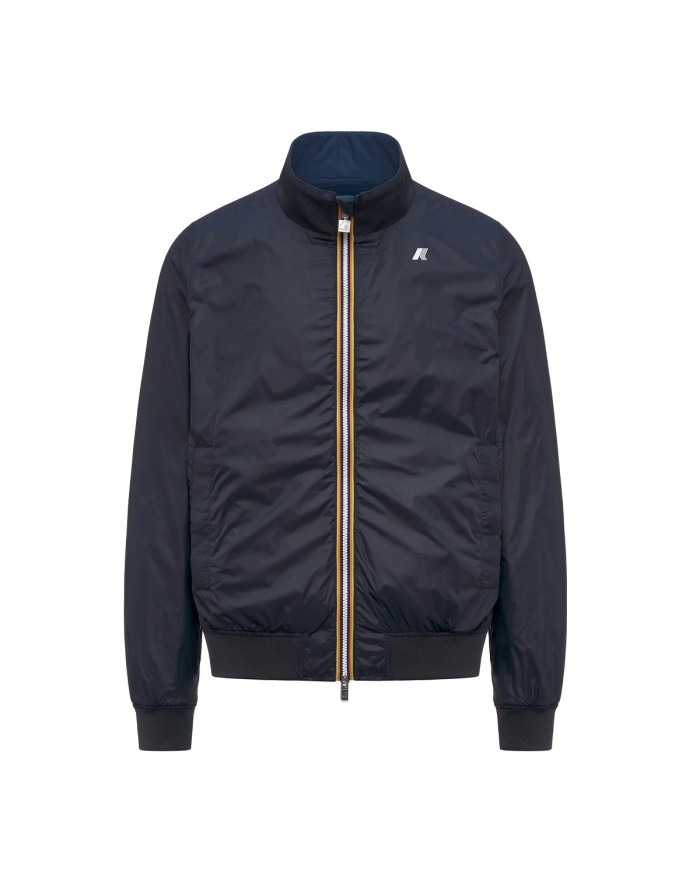 K-WAY GIACCA UOMO JACKET ARESENE PLUS 2 DOUBLE BLUE ISNIGNA K6123PW 126
