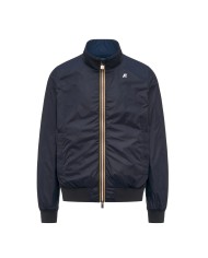 K-WAY GIACCA UOMO JACKET ARESENE PLUS 2 DOUBLE BLUE ISNIGNA K6123PW 126