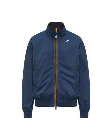 K-WAY GIACCA UOMO JACKET ARESENE PLUS 2 DOUBLE BLUE ISNIGNA K6123PW 126