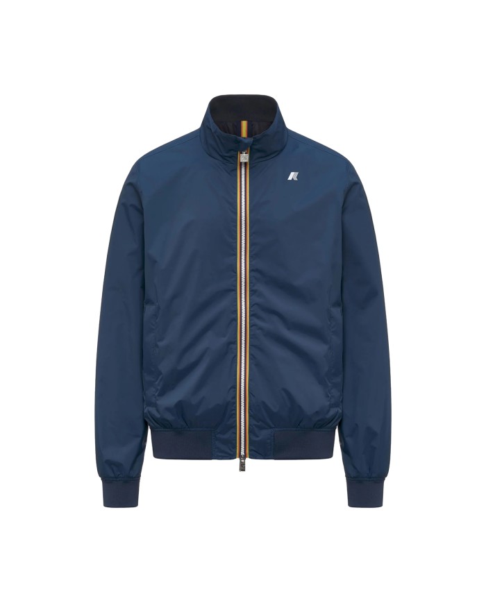 K-WAY GIACCA UOMO JACKET ARESENE PLUS 2 DOUBLE BLUE ISNIGNA K6123PW 126