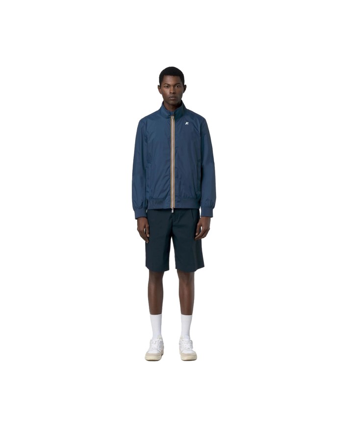 K-WAY GIACCA UOMO JACKET ARESENE PLUS 2 DOUBLE BLUE ISNIGNA K6123PW 126