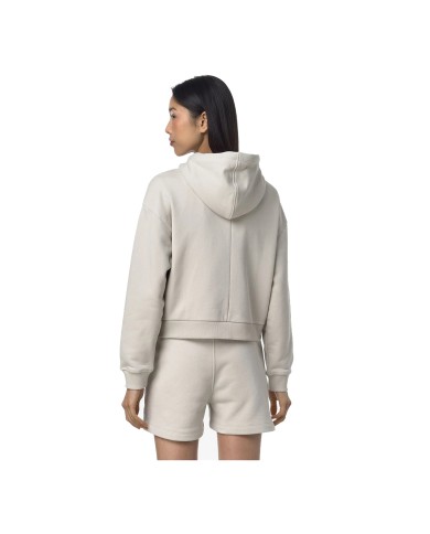 K-WAY GIACCA DONNA FLEECE ARWEN FRENCH TERRY LIGHT BEIGE K7127YW 126