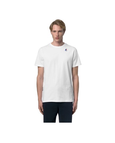 K-WAY T SHIRT UOMO LEONIDE WHITE K7142KW 126