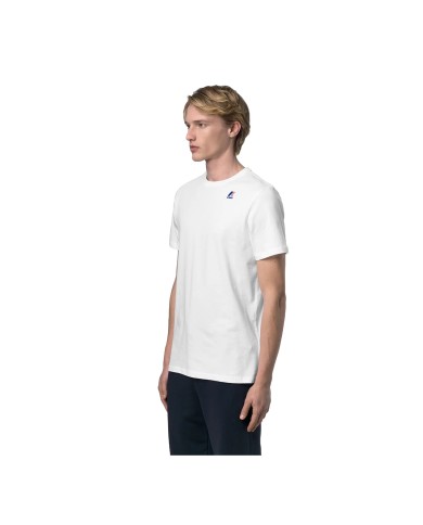 K-WAY T SHIRT UOMO LEONIDE WHITE K7142KW 126