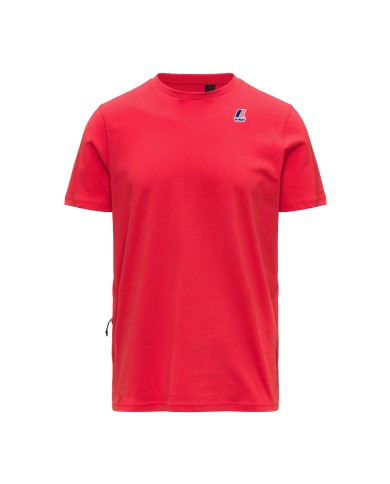 K-WAY T SHIRT UOMO LEONIDE RED POPPY K7142KW 126