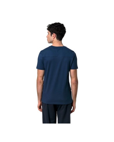 K-WAY T SHIRT UOMO LEONIDE BLUE INSIGNA K7142KW 126