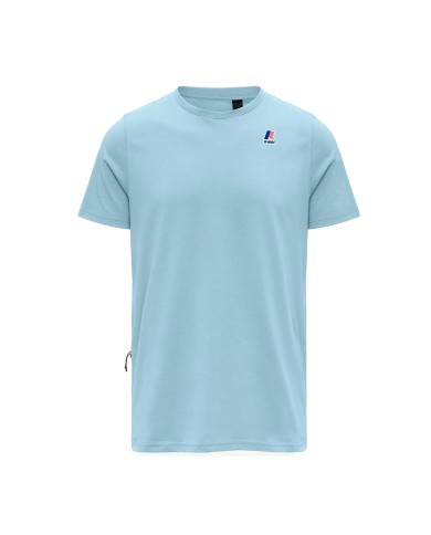 K-WAY T SHIRT UOMO LEONIDE BLUE DREAM K7142KW 126