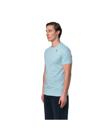 K-WAY T SHIRT UOMO LEONIDE BLUE DREAM K7142KW 126