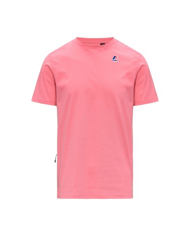 K-WAY T SHIRT UOMO LEONIDE PINK GERANIUM K7142KW 126