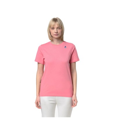K-WAY T SHIRT UOMO LEONIDE PINK GERANIUM K7142KW 126