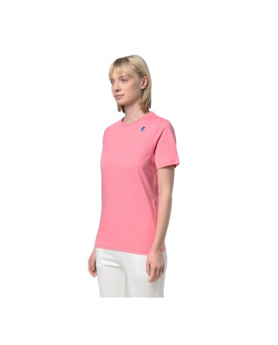 K-WAY T SHIRT UOMO LEONIDE PINK GERANIUM K7142KW 126