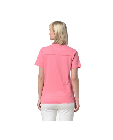 K-WAY T SHIRT UOMO LEONIDE PINK GERANIUM K7142KW 126