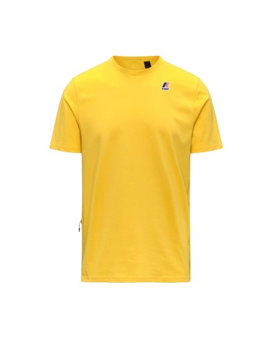 K-WAY T SHIRT UOMO LEONIDE DARK YELLOW K7142KW 126