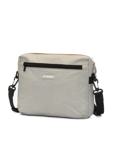 K-WAY BORSA UNISEX POUCH BAGS MOIRE LIGHT BEIGE K8125RW 126