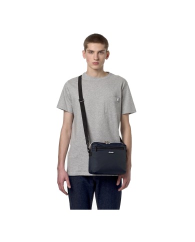 K-WAY BORSA UNISEX POUCH BAGS MOIRE BLUE DEPHT K8125RW 126