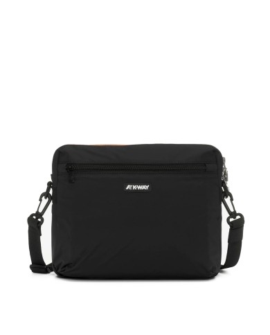 K-WAY BORSA UNISEX POUCH BAGS MOIRE BLACK PURE K8125RW 126