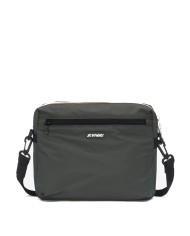 K-WAY BORSA UNISEX POUCH BAGS MOIRE GREEN BLACKISH K8125RW 126