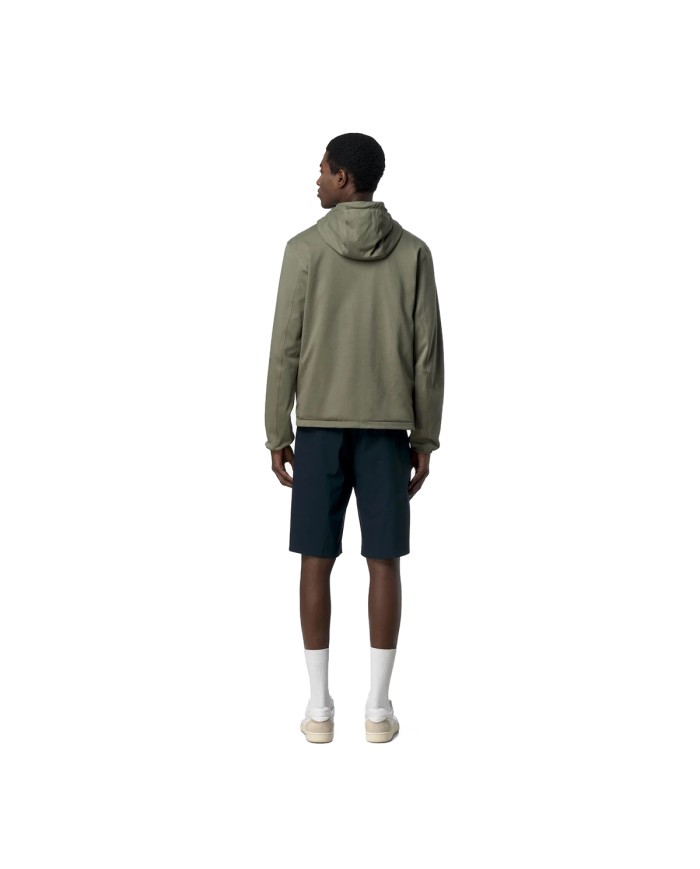 K-WAY GIACCA UOMO JACKET JAKE SDOUBLE INTERLOCK GREEN LIOCHEN BLUE DEPHT K8134TW 126