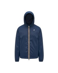 K-WAY GIACCA UOMO JACKET JAKE SDOUBLE INTERLOCK BLUE DEPHT - BLUE INISGNA K8134TW 126