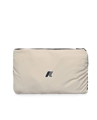 K-WAY GILET UOMO FLEECE FLANER TRAVEL LIGHT BEIGE K8151VW126