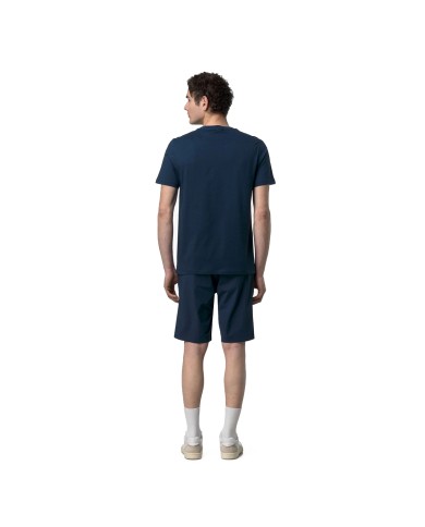 K-WAY T SHIRT UOMO SIGUR JERSEY SLIM BLUE INSIGNA K31368W 126