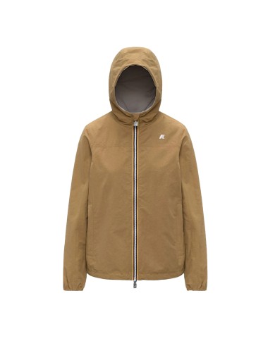 K-WAY GIACCA UOMO JACKETS JAKE COTTON DOUBLE BROWN BISTRE - LIGHT BEIGE K51337W 126