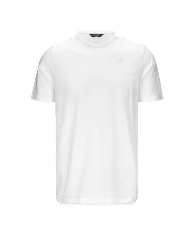 K-WAY T SHIRT UOMO ADAME LIGHT STRETCH JERSEY WHITE K71349W 126