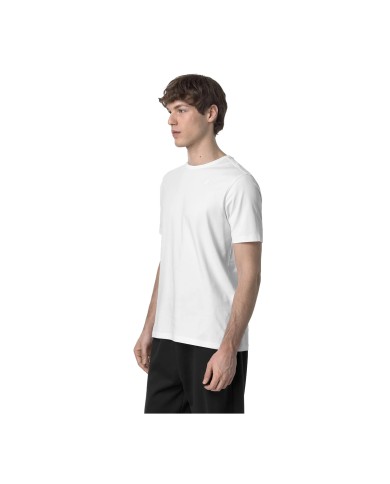 K-WAY T SHIRT UOMO ADAME LIGHT STRETCH JERSEY WHITE K71349W 126
