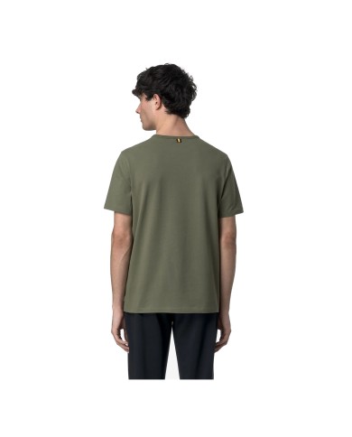 K-WAY T SHIRT UOMO ADAME LIGHT STRETCH JERSEY GREEN LICHEN K71349W 126