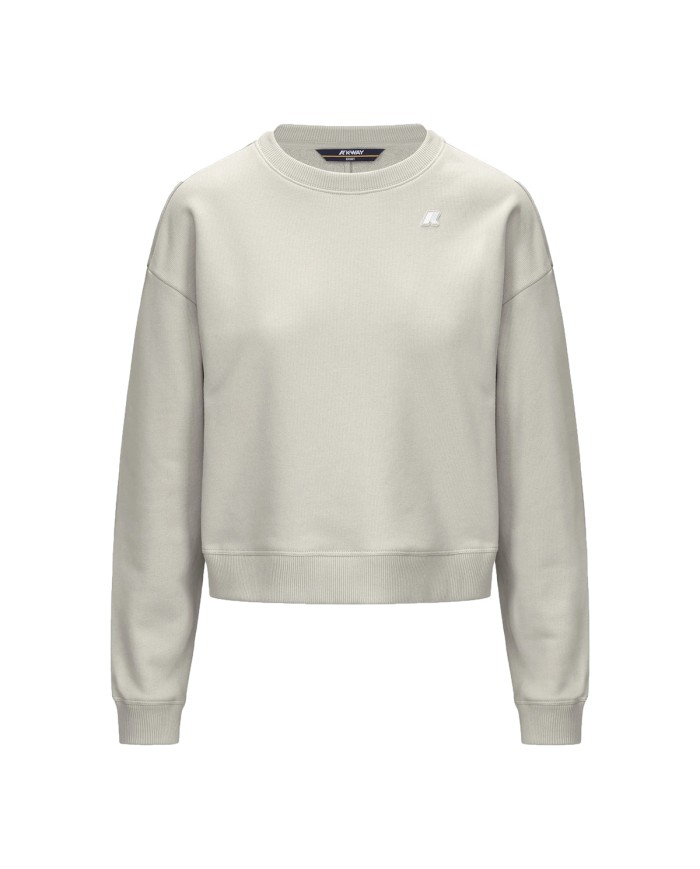 K-WAY FELPA DONNA LOUIZA FRENCH TERRY LIGHT BEIGE K71347W 126