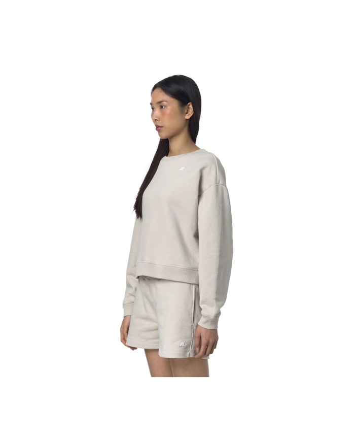 K-WAY FELPA DONNA LOUIZA FRENCH TERRY LIGHT BEIGE K71347W 126