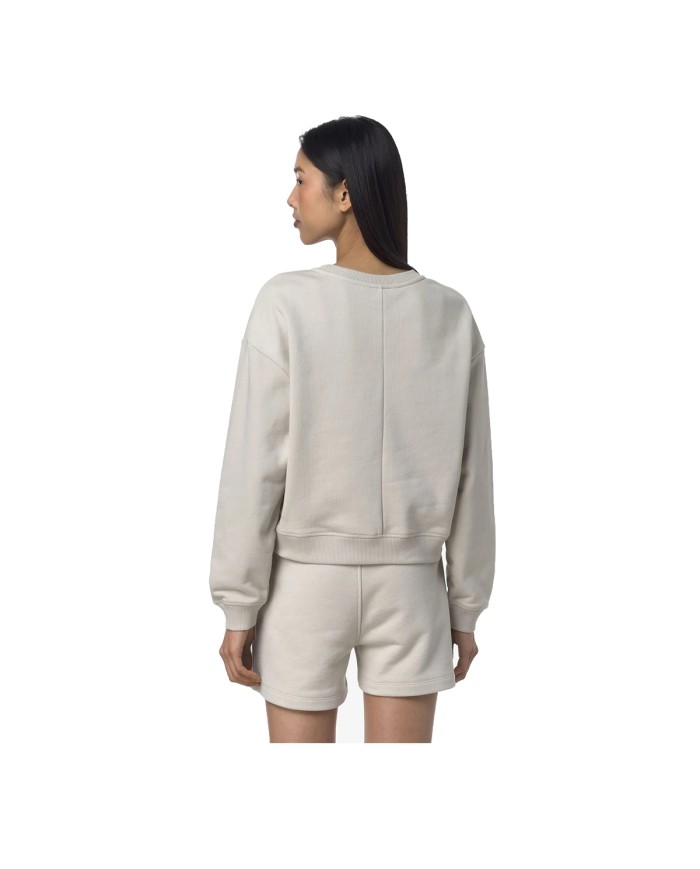 K-WAY FELPA DONNA LOUIZA FRENCH TERRY LIGHT BEIGE K71347W 126