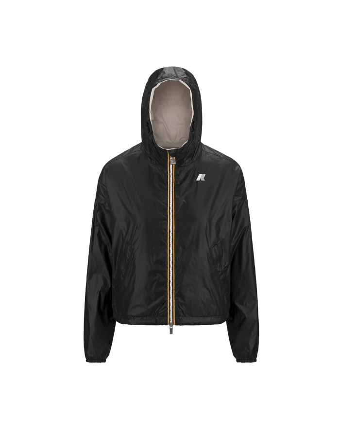 K-WAY GIACCA DONNA JACKETLAURETTE PLUS 2 DOUBLE BLACK PURE - LIGHT BEIGE K81333W 126