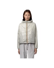 K-WAY GIACCA DONNA JACKETLAURETTE PLUS 2 DOUBLE BLACK PURE - LIGHT BEIGE K81333W 126
