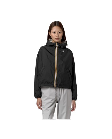K-WAY GIACCA DONNA JACKETLAURETTE PLUS 2 DOUBLE BLACK PURE - LIGHT BEIGE K81333W 126