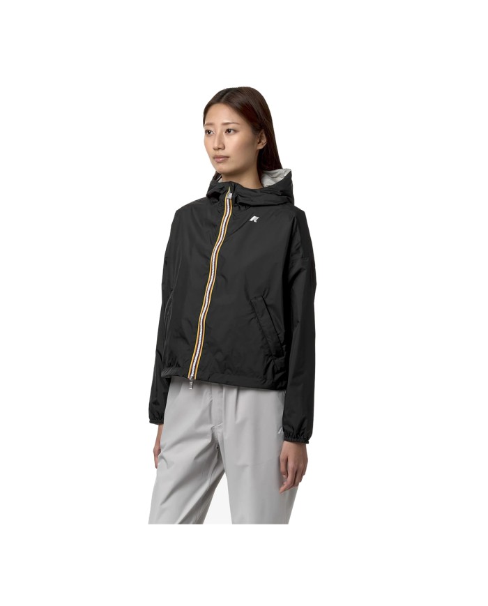 K-WAY GIACCA DONNA JACKETLAURETTE PLUS 2 DOUBLE BLACK PURE - LIGHT BEIGE K81333W 126