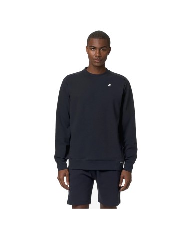 K-WAY FELPA UOMO FLEECE MEDINE INTERLOCK BLUE DEPHT K81368W 126