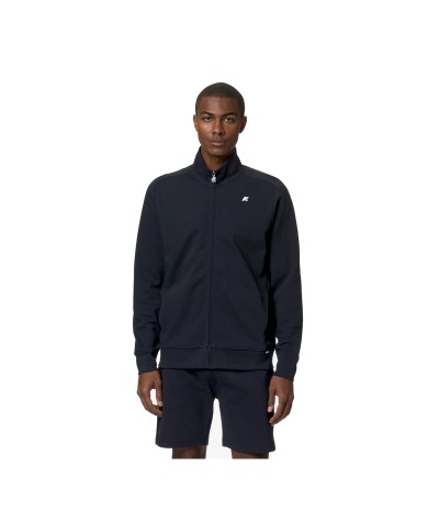K-WAY FELPA UOMO FLEECE HAYCE INTERLOCK BLUE DEPHT K81369W 126