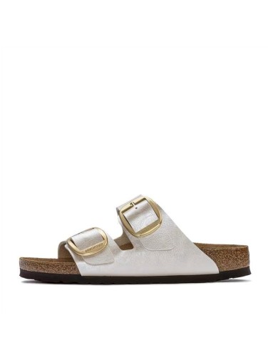 BIRKENSTOCK SANDALO DONNA ARIZONA BIG BUCKLE PEARL WHITE 1020021 CO