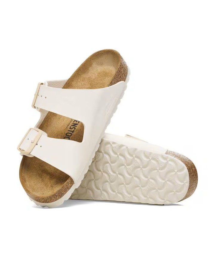BIRKENSTOCK SANDALO DONNA ARIZONA BIRKO FLOR EGGSHELL 1012478 CO