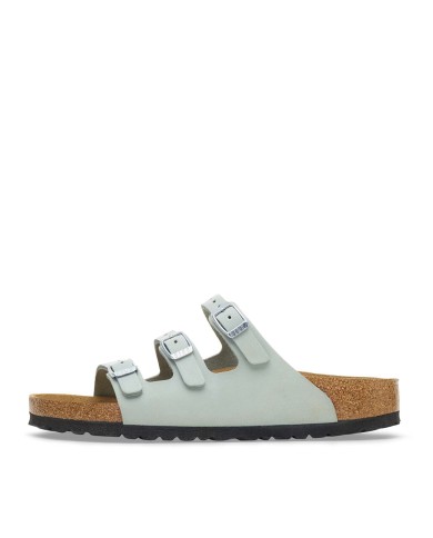 BIRKENSTOCK SANDALO DONNA FLORIDFA NABUCK LEATHER PURE SAGE 1030319 CO