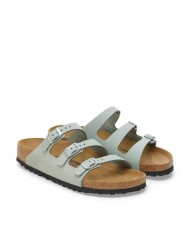 BIRKENSTOCK SANDALO DONNA FLORIDFA NABUCK LEATHER PURE SAGE 1030319 CO
