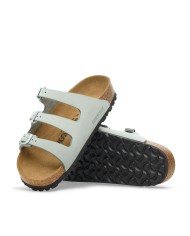 BIRKENSTOCK SANDALO DONNA FLORIDFA NABUCK LEATHER PURE SAGE 1030319 CO