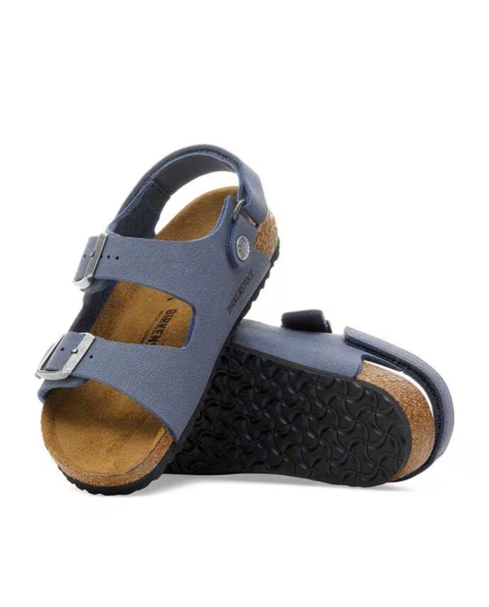 BIRKENSTOCK SANDALO KIDS MILANO HL NAVY 1030427 CO