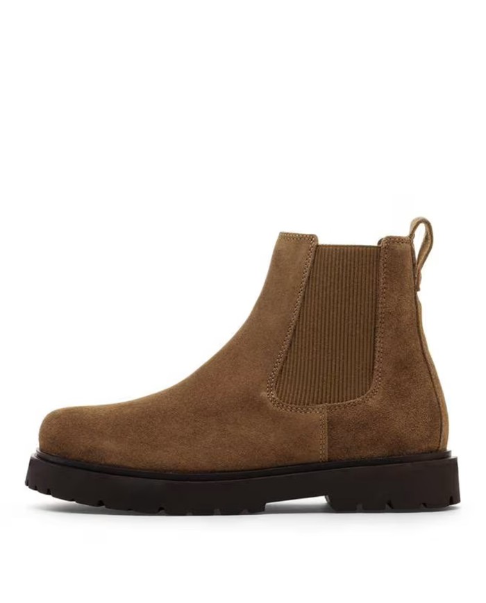 BIRKENSTOCK SCARPONCINO HIGHWOOD SLIP ONE MID S SUEDE LEATHER DARK TEA 1030632 CO