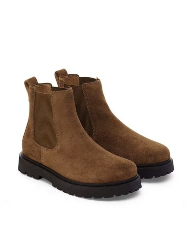 BIRKENSTOCK SCARPONCINO HIGHWOOD SLIP ONE MID S SUEDE LEATHER DARK TEA 1030632 CO