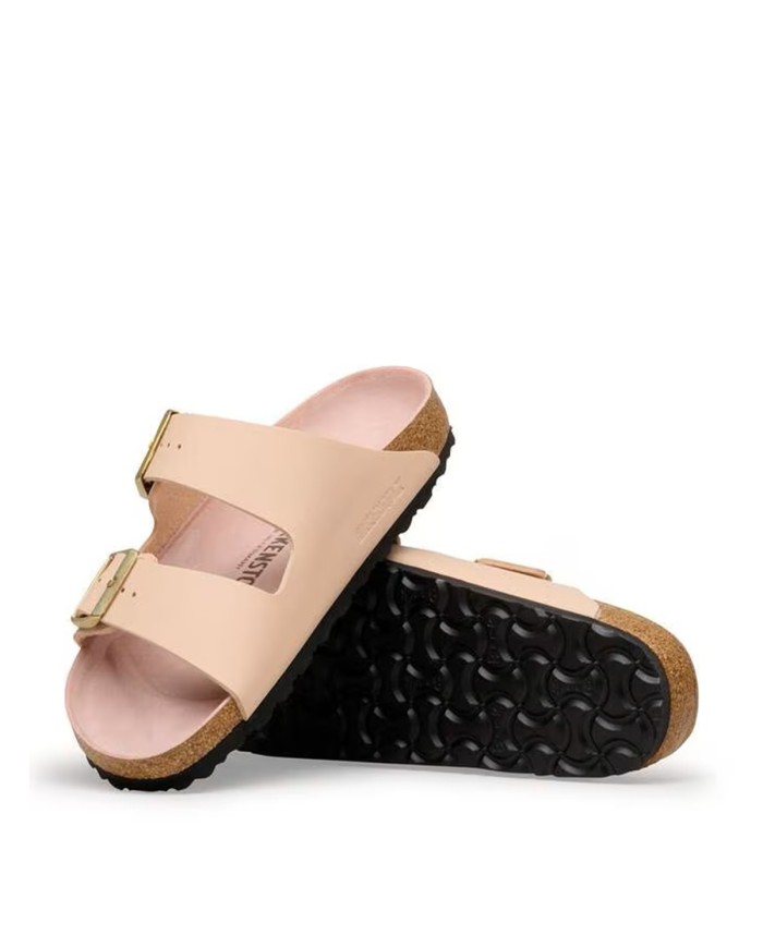 BIRKENSTOCK SANDALO DONNA ARIZONA TRIPLES SNEW BEIGE PINK CLAY 1031525 CO