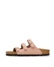 BIRKENSTOCK SANDALO DONNA FLORIDA FRESH SOFT NUBUCK LEATHER PINK 1031813 CO