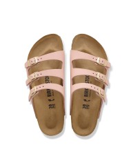 BIRKENSTOCK SANDALO DONNA FLORIDA FRESH SOFT NUBUCK LEATHER PINK 1031813 CO