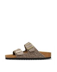 BIRKENSTOCK SANDALO DONNA ARIZONA SYNTHETICS LEO GREY TAUPE 1031941 CO